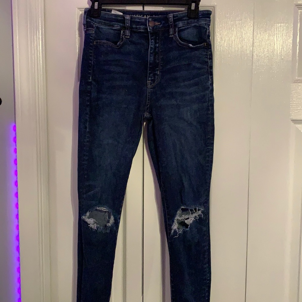 Dark blue American Eagle Jeggings